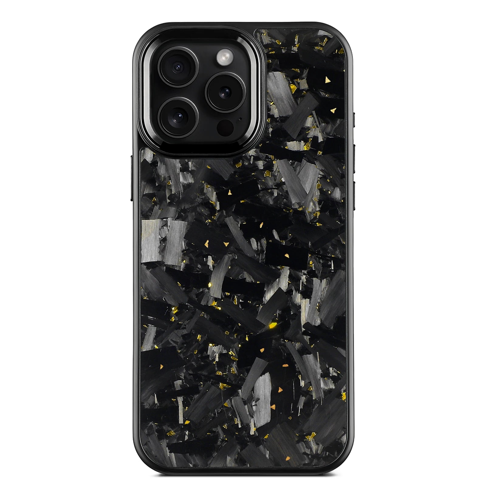Metal Lens / Buttons Magnetic Real Forged Carbon Fiber Case for Iphone 16 15 14 13 12 11 Pro Max for Car Magsafe Holder Charger