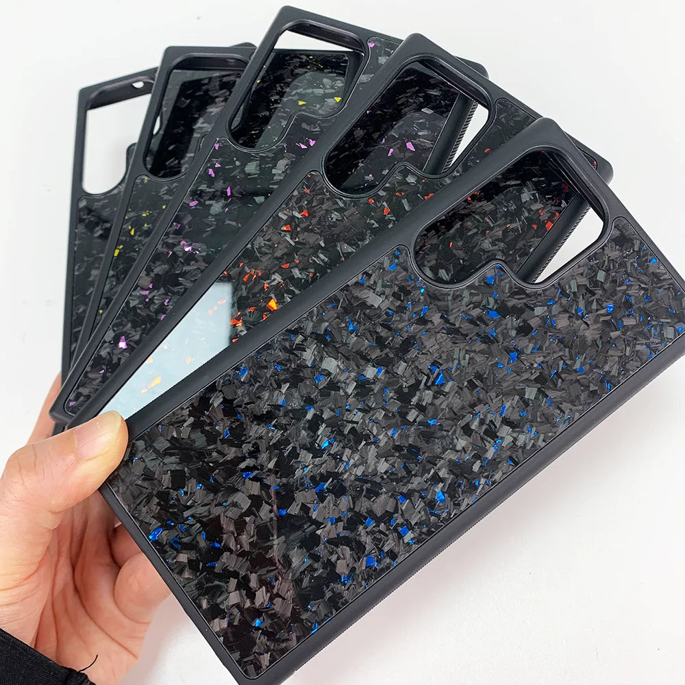 Quality Anti-Fingerprint Real Forged Carbon Fiber Phone Case for Iphone 13 14 15 16 Pro Max Magnetic Phone Cover Wholesale